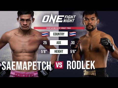 Saemapetch Fairtex vs Rodlek PK Saenchai full fight