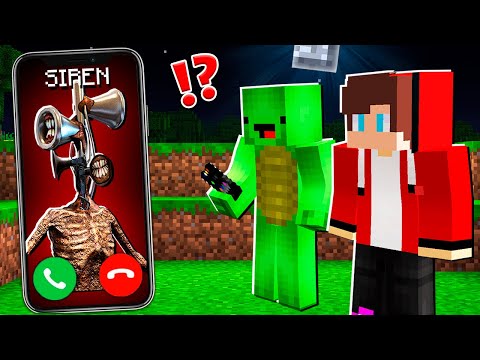 Why Siren Head CALLING to JJ and MIKEY at 3:00 am ? - in Minecraft Maizen