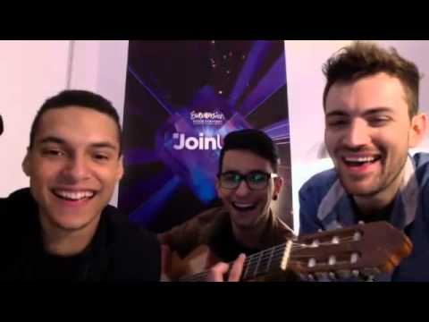 Freaky Fortune & RiskyKidd (Greece) join the escXtra live stream