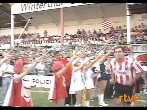 Rubén Sosa en la presentación del Logroñés temporada 1996-97