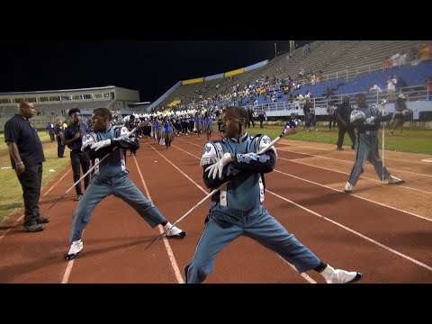 Jackson State University Marching Band - Exiting the 2015 Boombox Classic