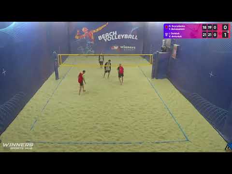 15:10 D. Svyrydenko / Y. Bohdashkin - I. Datsiuk / V. Antoniuk 30.03.2023 | Winners Beach Volleyball