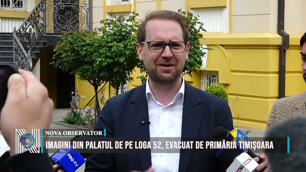 IMAGINI DIN PALATUL DE PE LOGA 52, EVACUAT DE PRIMĂRIA TIMIȘOARA
