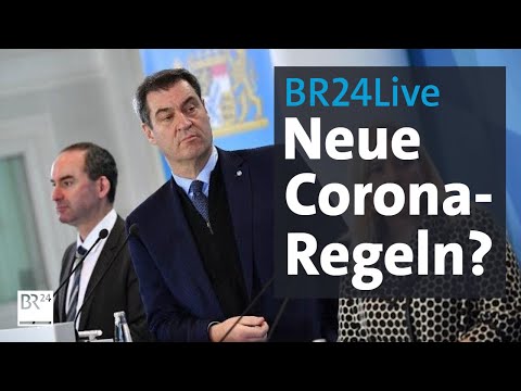 BR24Live: Söder informiert über Verschärfung von Corona-Regeln | BR24