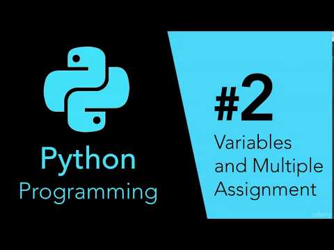 Introduction To Python Programming 3 Variables And Multiple Assignment