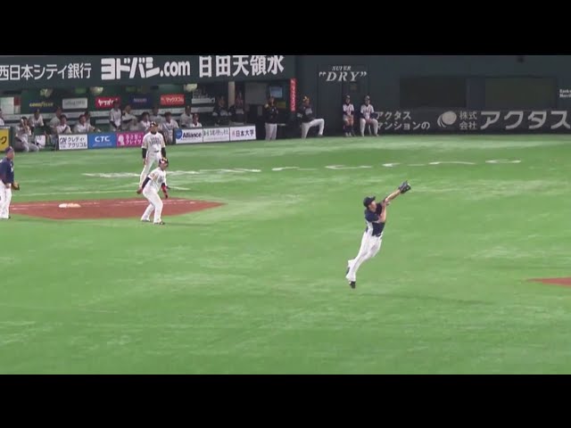 【5回裏】ライオンズ・外崎が横っ跳び‼ 好プレーでピンチを切り抜ける‼ 2019/3/5 H-L