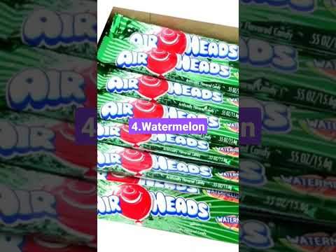 Ranking The Top 5 Airheads Flavors #shorts #airheads