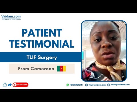 TLIF Surgery at Turkey | Gratitude from a Cameroonian couple to Vaidam Health