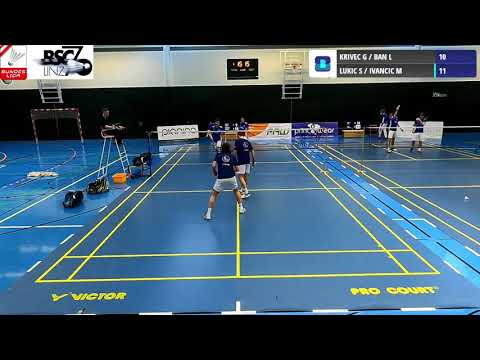 1. Herren Dppel  Badminton Bundesliga - BSC 70 Linz gegen Mödling