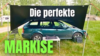 Das Tarp für das Auto - Meine perfekte Automarkise!