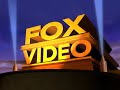 FOX Video 1993 In 1995 Style