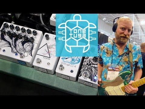 Tonetuga FX - FUZZ/DRIVE/FUZZ/DELAY - all their pedals from SNAMM19