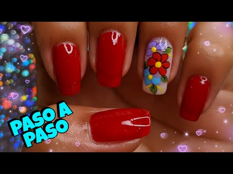 DECORACIÓN DE UÑAS FLORES DE COLORES | FLOWERS NAILART ♥ NailArt By Andy