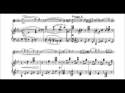 Aleksandr Glazunov - Elegie for viola and piano Op. 44 (GSARCI VIDEO REVIVAL)