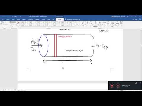 Convection Heat Transfer - Pipe Flow Temperature Profile and Stanton Number