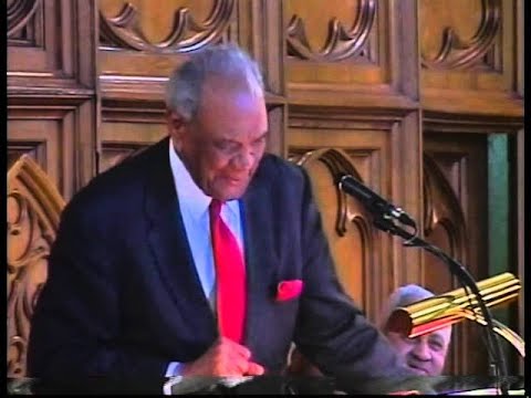 The Divine Master Plan  Dr  Gardner Taylor 1986