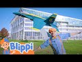 Blippi Visits The Museum Of Flight Learn About Planes Kids Show Weird Cartoons For Kids