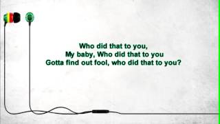John Legend - who did that to you OFFICIAL LYRICS VIDEO