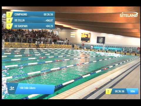 Serie 1 dei 100 Stile Libero  Assoluti Maschi Master - Campionati Regionali Masters 2014 di Veneto