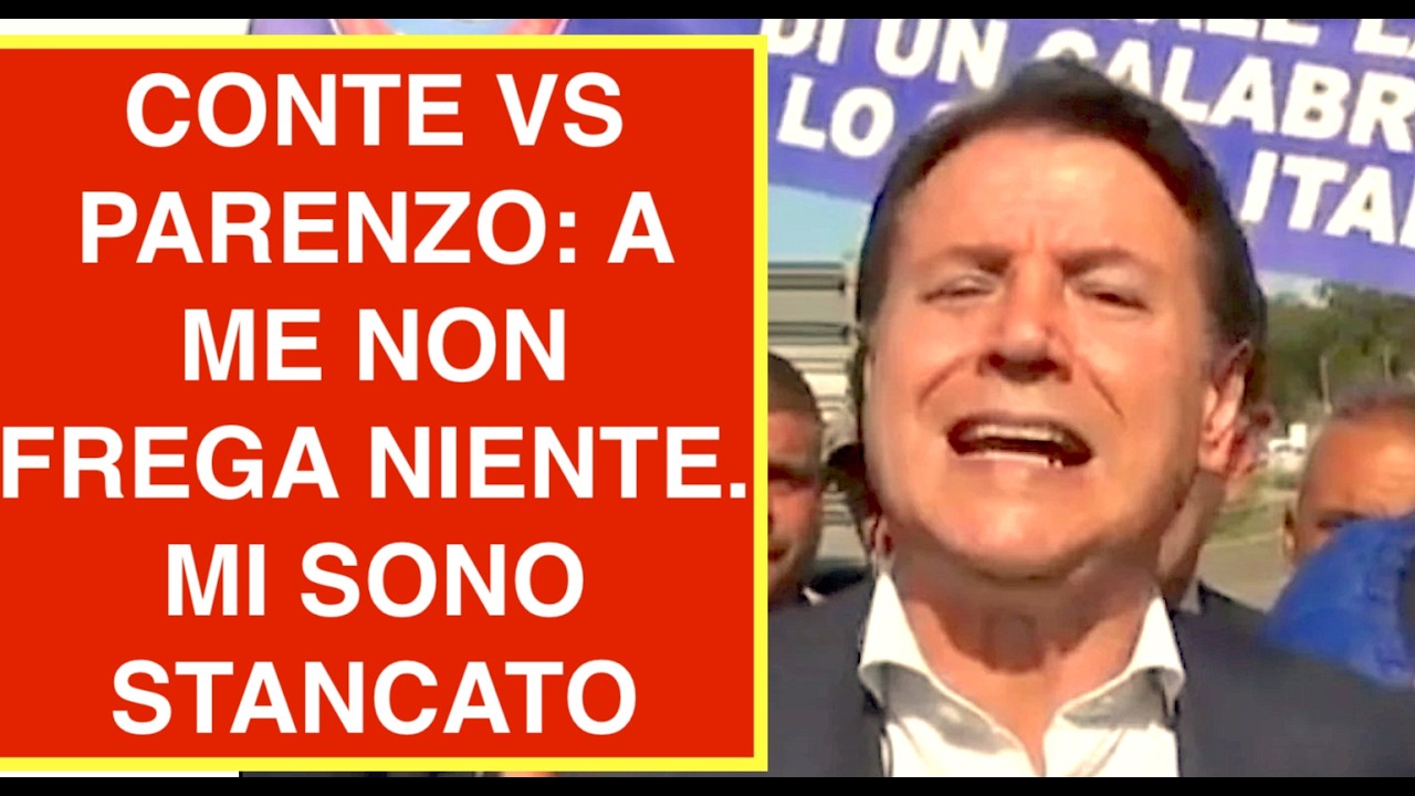 CONTE VS PARENZO: A ME NON FREGA NIENTE. MI SONO STANCATO