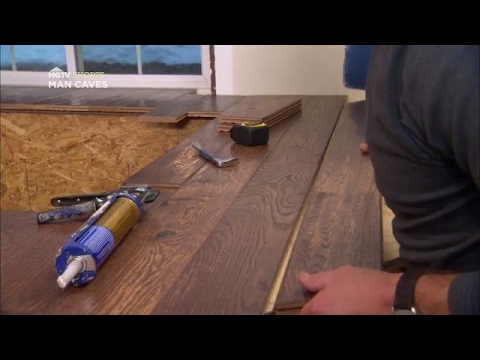 Flooring as a Bar Top | Man Caves | HGTV Asia