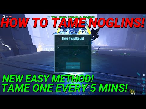 How To Tame A Noglin! Super Easy! 5 mins Everytime!! - ARK SURVIVAL EVOLVED 2021