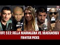 UFC 322 Jack Della Maddalena Vs Islam Makhachev Fighter Picks