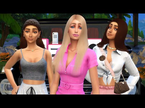 TWINS GO CAMPING WITH BARBIE #37 l SIMS 4 STORY