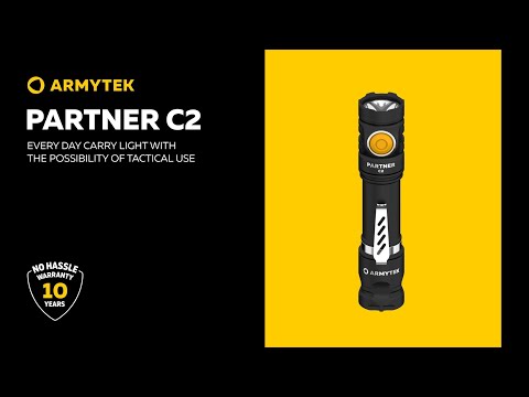 Armytek Partner C2 — basic Every Day Carry light with tactical button