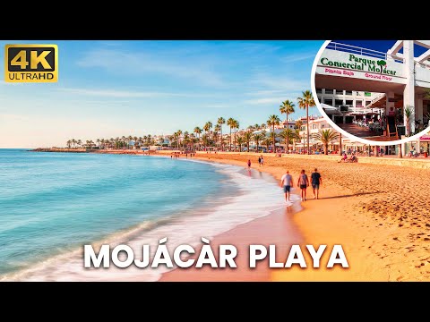 MOJÁCAR PLAYA 🇪🇸 | From Beachfront Vibes to Parque Comercial – A 4K Coastal Walk