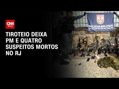 Tiroteio deixa um policial e quatro suspeitos mortos na Avenida Brasil (RJ) | BASTIDORES CNN