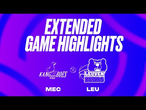 Kangoeroes Basket Mechelen vs. Stella Artois Leuven Bears Extended Game Highlights