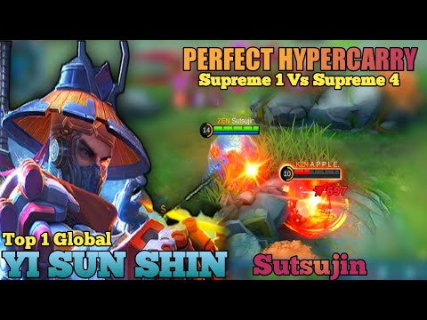 Perfect Gameplay Supreme 1 YSS Vs Supreme 4 Alucard - Top 1 Global YSS Sutsujin - Mobile Legends