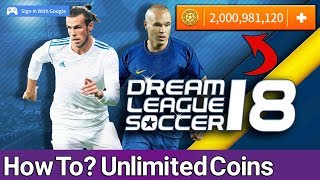Dream League Soccer 2018 hack unlimited coins for 