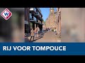 Oranje tompoucen in trek: 150 meter lange rij bij bakker in Alphen aan den Rijn - OMROEP WEST