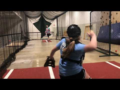 Paige Maltby class of 2020 pitcher/first base skills video