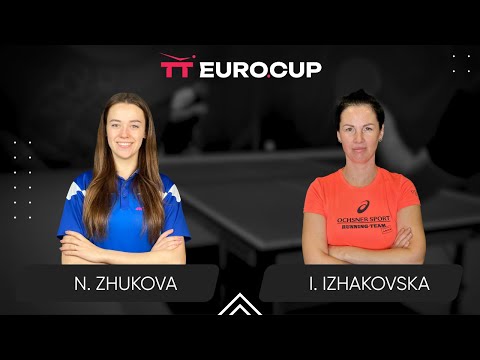 19:15 Nadiia Zhukova - Inha Izhakovska 21.08.2025 TT Euro.Cup Women Ukraine Star. TABLE 4