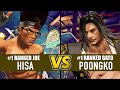 FF COTW HISA 1 Ranked Joe Vs POONGKO 1 Ranked Gato Fatal Fury CotW High Level Gameplay