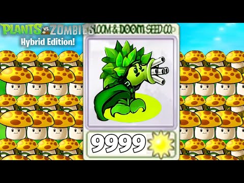 Weird Gatling Pea on Roof | Plants vs Zombies Hybrid Plants Gameplay Walkthrough | BEST PVZ MOD