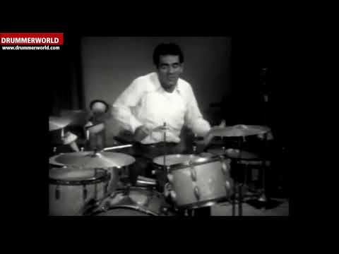 Gene Krupa Short Drum Solo: ANGRY DRUMMING 1948 #genekrupa #drumsolo #drummerworld