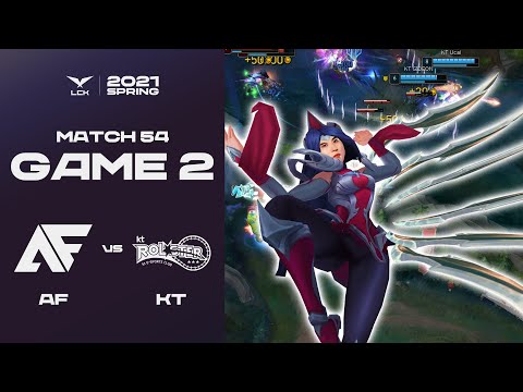 AF vs. KT | Match54 Game2 H/L | 2021 LCK Spring Split