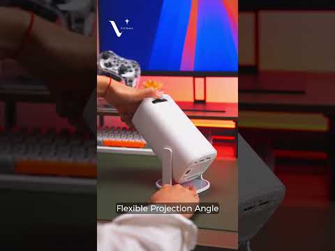 Смарт-проектор HONGTOP P30 (HY300) Android 11 - Портативный домашний кинотеатр 4K WiFi 6, Bluetooth, поворотны - фото 1 - id-p2941516396