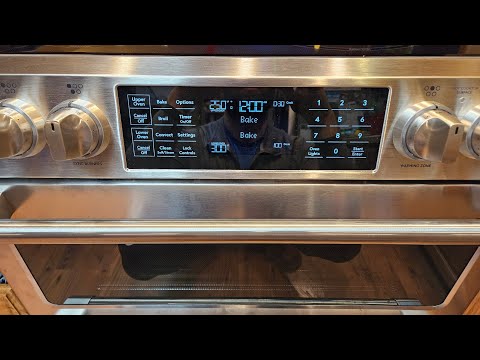 How to set two separate timers on GE Cafe double oven