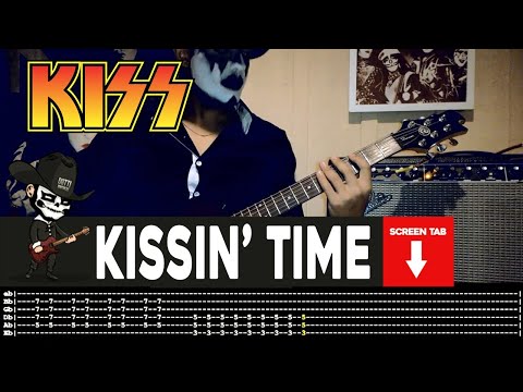 【KISS】[ Kissin' Time ] cover by Masuka | LESSON | GUITAR TAB