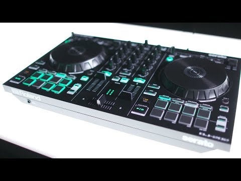Roland DJ-202 Lightweight Design Easy-Grab Handles Two-Channel Four-Deck Serato DJ Controller