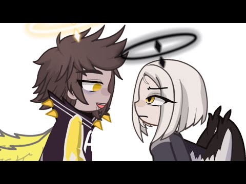 At least i can sing lower than you || gacha life 2 || Hazbin Hotel || Ft. Adam & Lute