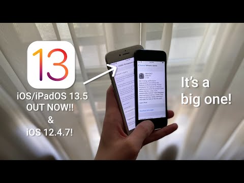 iOS/iPadOS 13.5 OUT NOW!! - What's New? || iOS 12.4.7 Released!