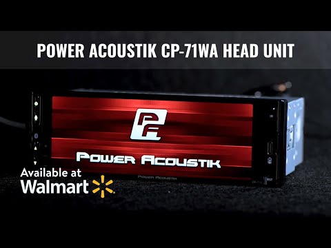 CP-71WA Single DIN Stereo | Wireless CarPlay, Android Auto & Touchscreen | Power Acoustik @ Walmart