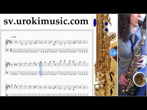 Lär Dig Spela Saxofon (Tenorsaxofon) Dua Lipa - New Rules Tabs Nybörjare Del 1 övningar um-i492