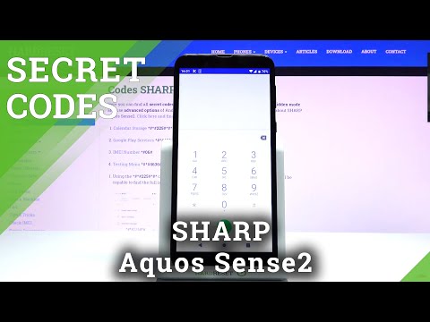 How to Use Secret Codes on SHARP Aquos Sense2 – Secret Modes and Hidden Options